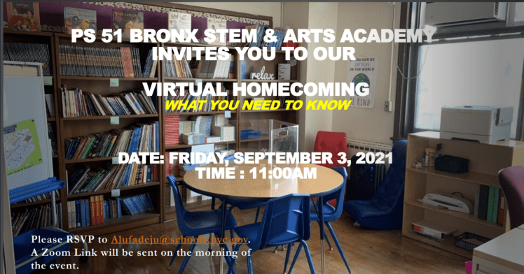 Virtual Homecoming Flyer English