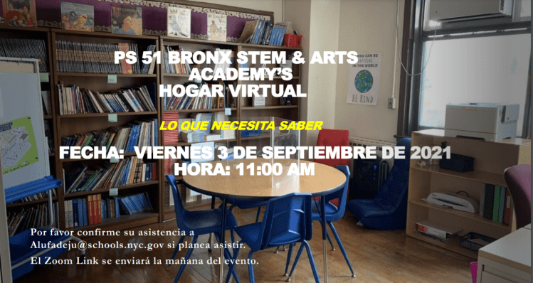 Virtual Homecoming Flyer Spanish