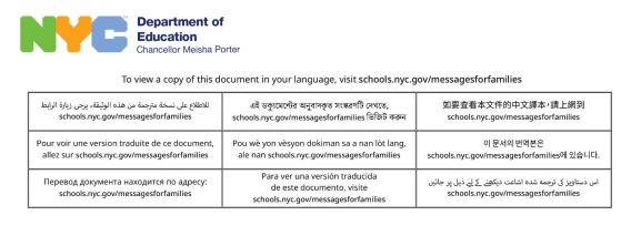 welcome letter september 13, 2021