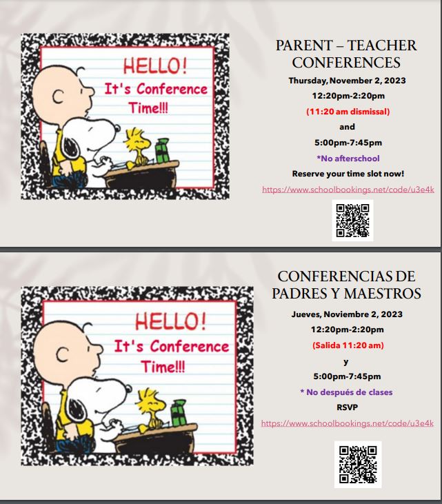 Parent Teacher Conferences Flyer